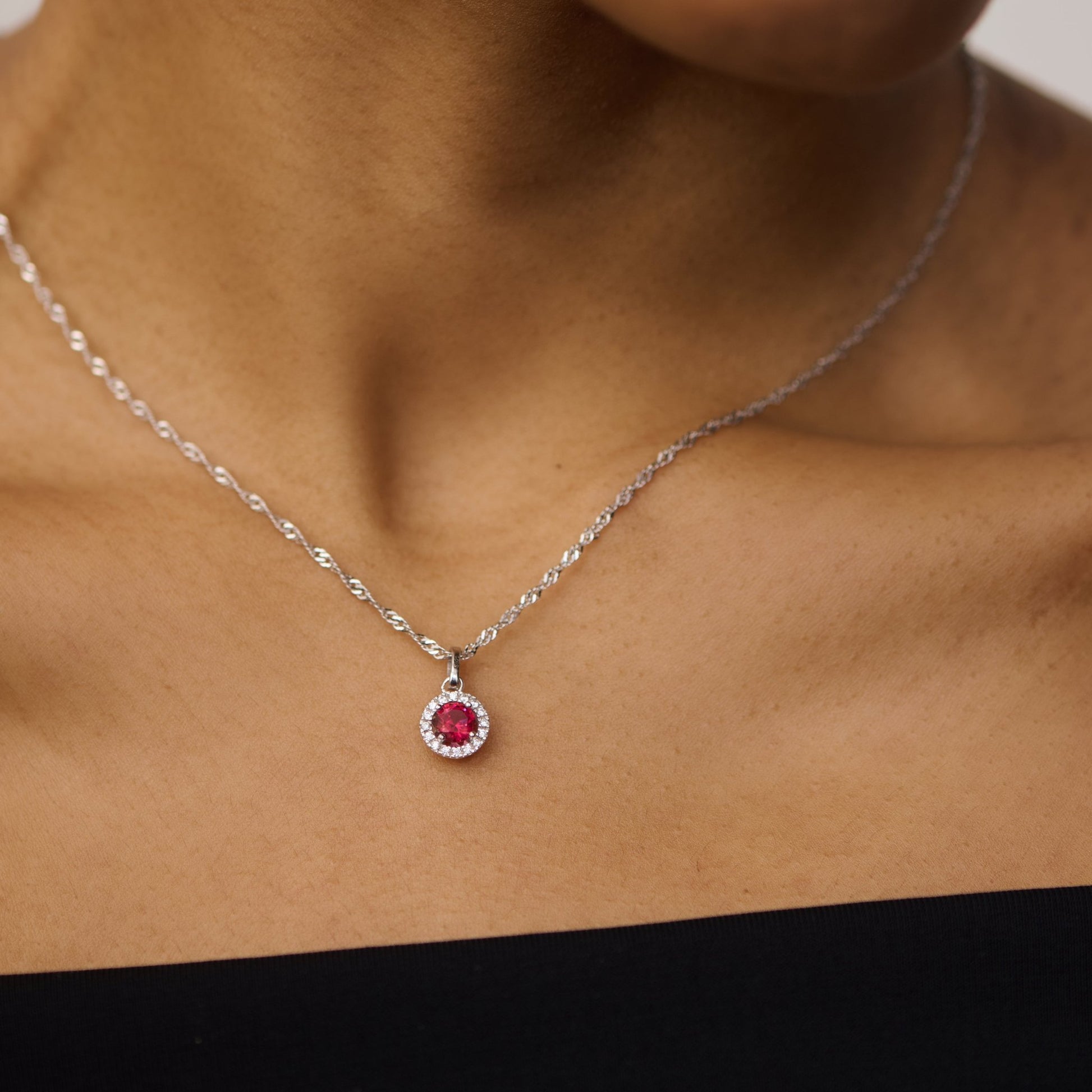 The Crimson Glow Necklace - AnaClair