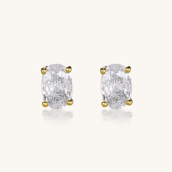The Velvet Glow Studs – Gold - AnaClair