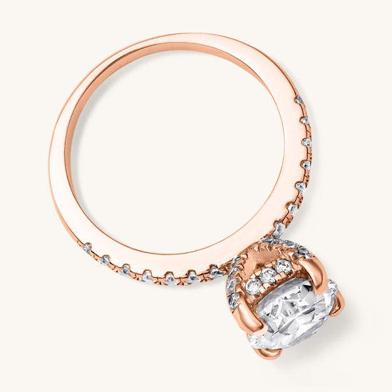 The Harmony Vow Ring – Rose Gold - AnaClair