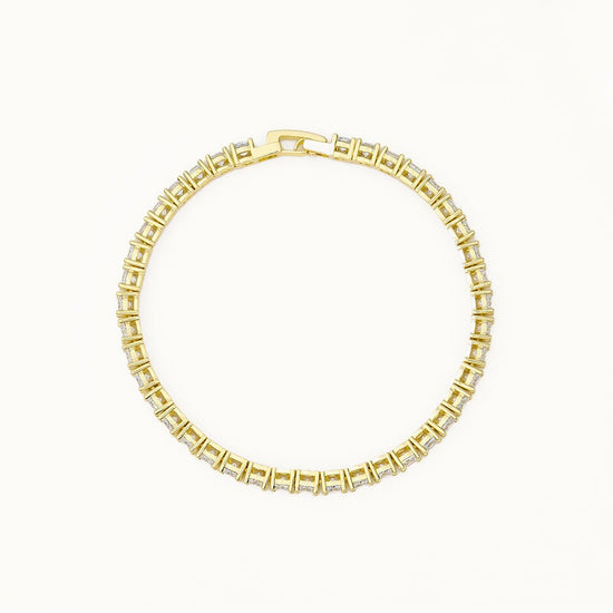 The Aurelle Tennis Bracelet - Gold - AnaClair