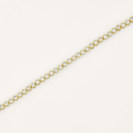 The Celeste Tennis Bracelet - Gold - AnaClair
