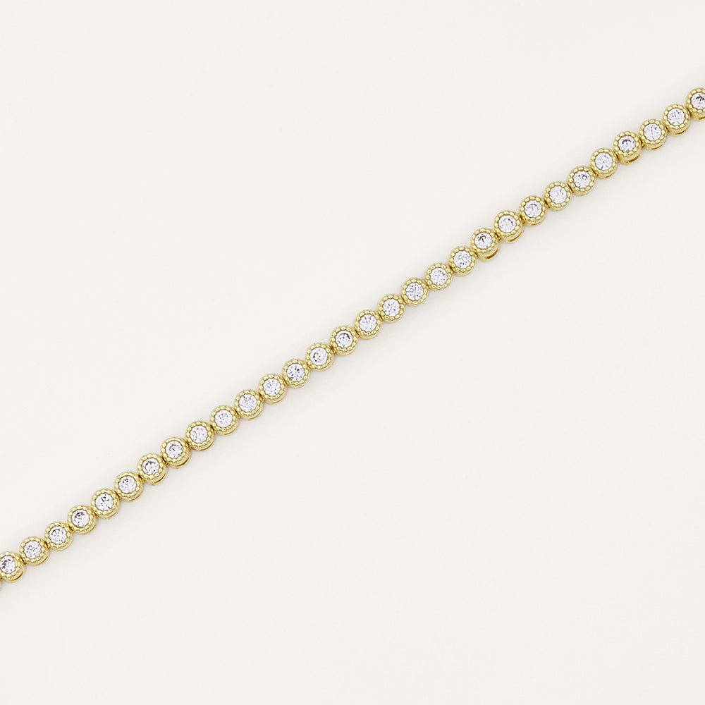 The Celeste Tennis Bracelet - Gold - AnaClair