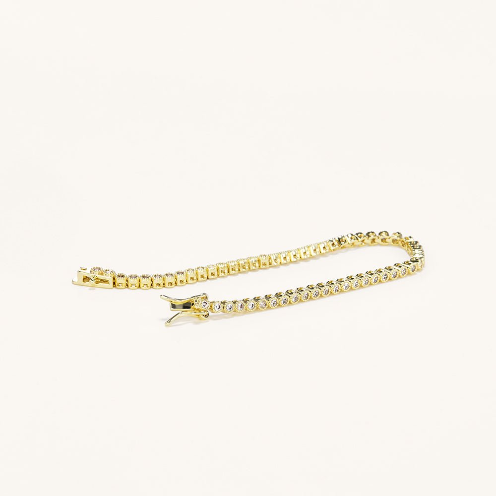 The Celeste Tennis Bracelet - Gold - AnaClair