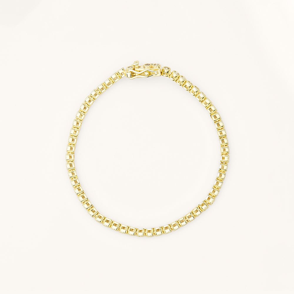 The Celeste Tennis Bracelet - Gold - AnaClair