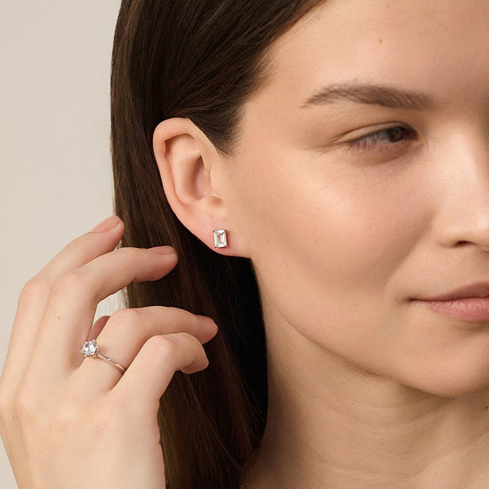 The Gilded Elegance Studs – Rose Gold - AnaClair