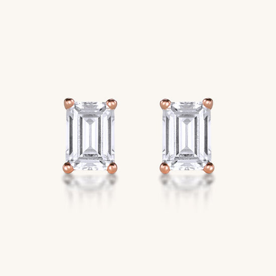 The Gilded Elegance Studs – Rose Gold - AnaClair