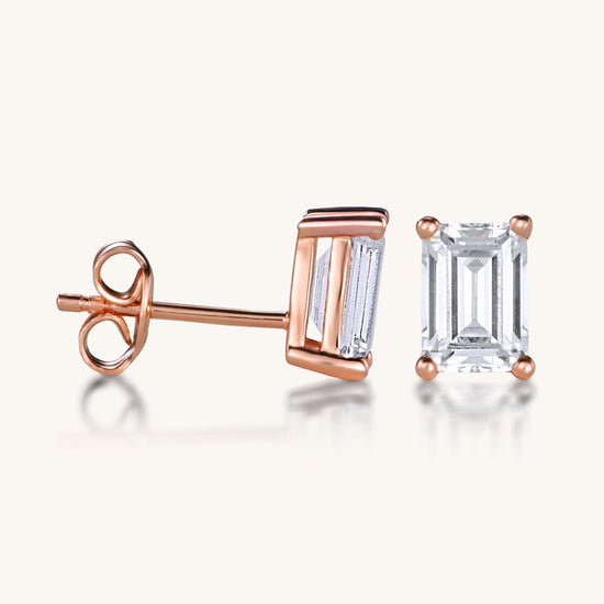 The Gilded Elegance Studs – Rose Gold - AnaClair