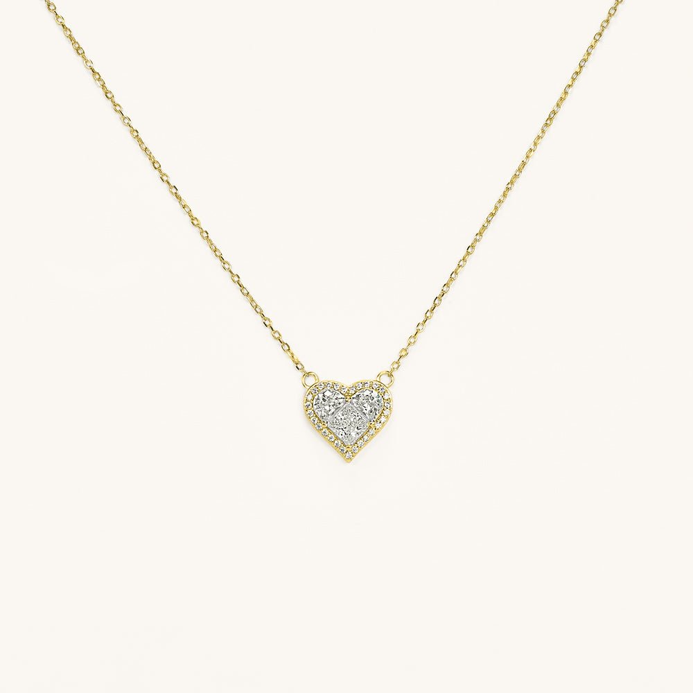 The Belle Heart Necklace - Gold - AnaClair