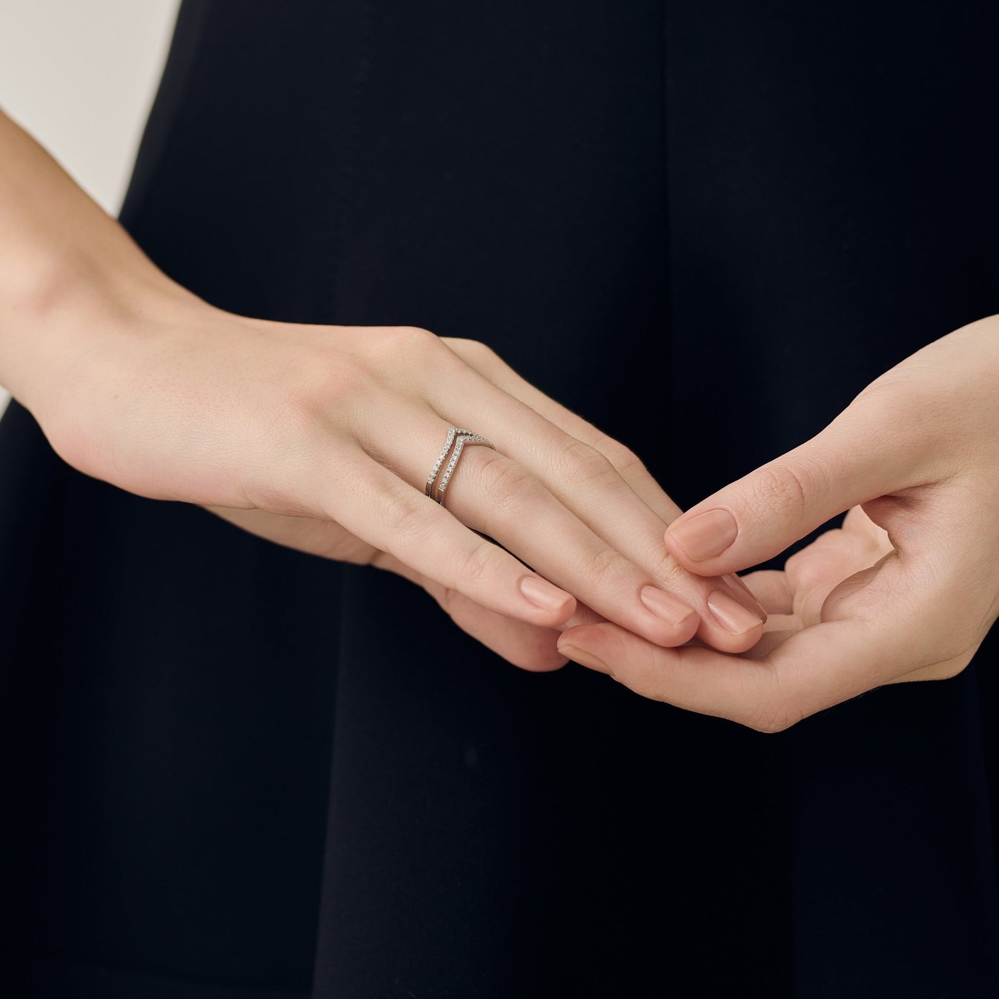 The Deco Star Ring – Rose Gold - AnaClair