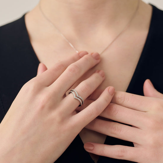 The Deco Star Ring – Rose Gold - AnaClair