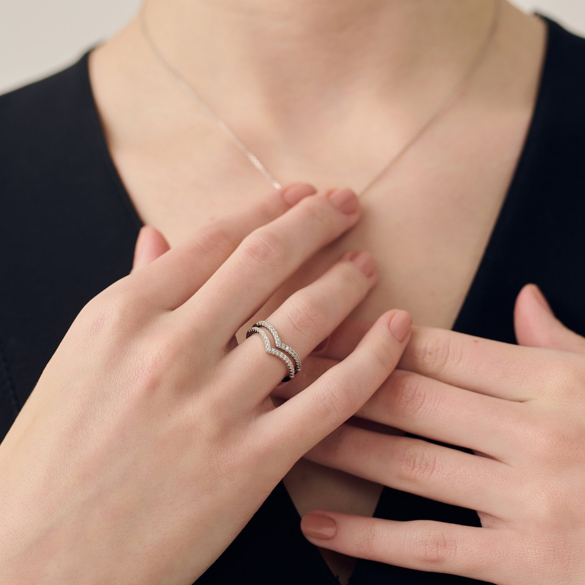 The Deco Star Ring – Rose Gold - AnaClair