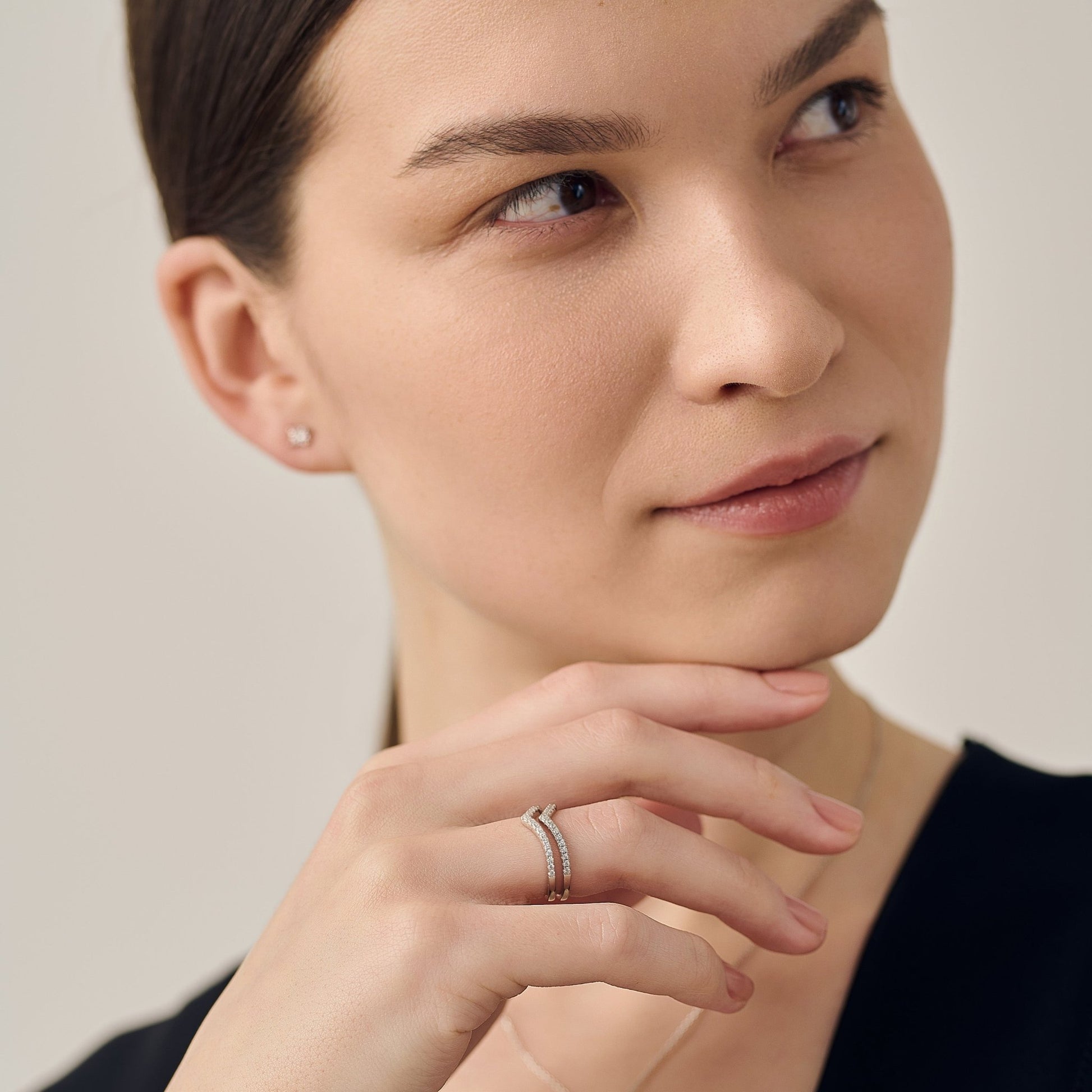 The Deco Star Ring – Rose Gold - AnaClair