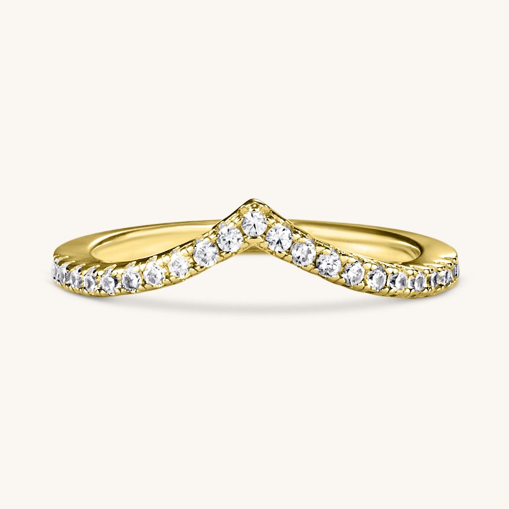 The Deco Star Ring – Gold - AnaClair