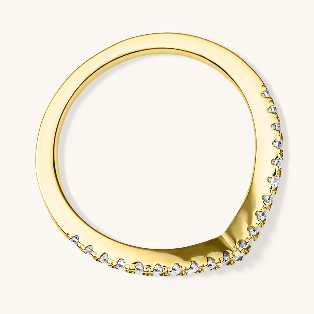 The Deco Star Ring – Gold - AnaClair