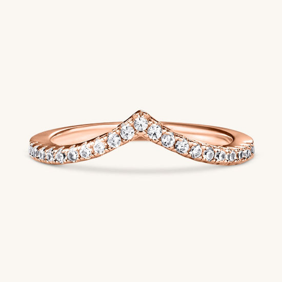 The Deco Star Ring – Rose Gold - AnaClair