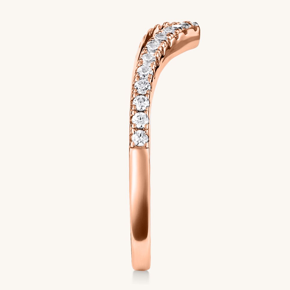 The Deco Star Ring – Rose Gold - AnaClair