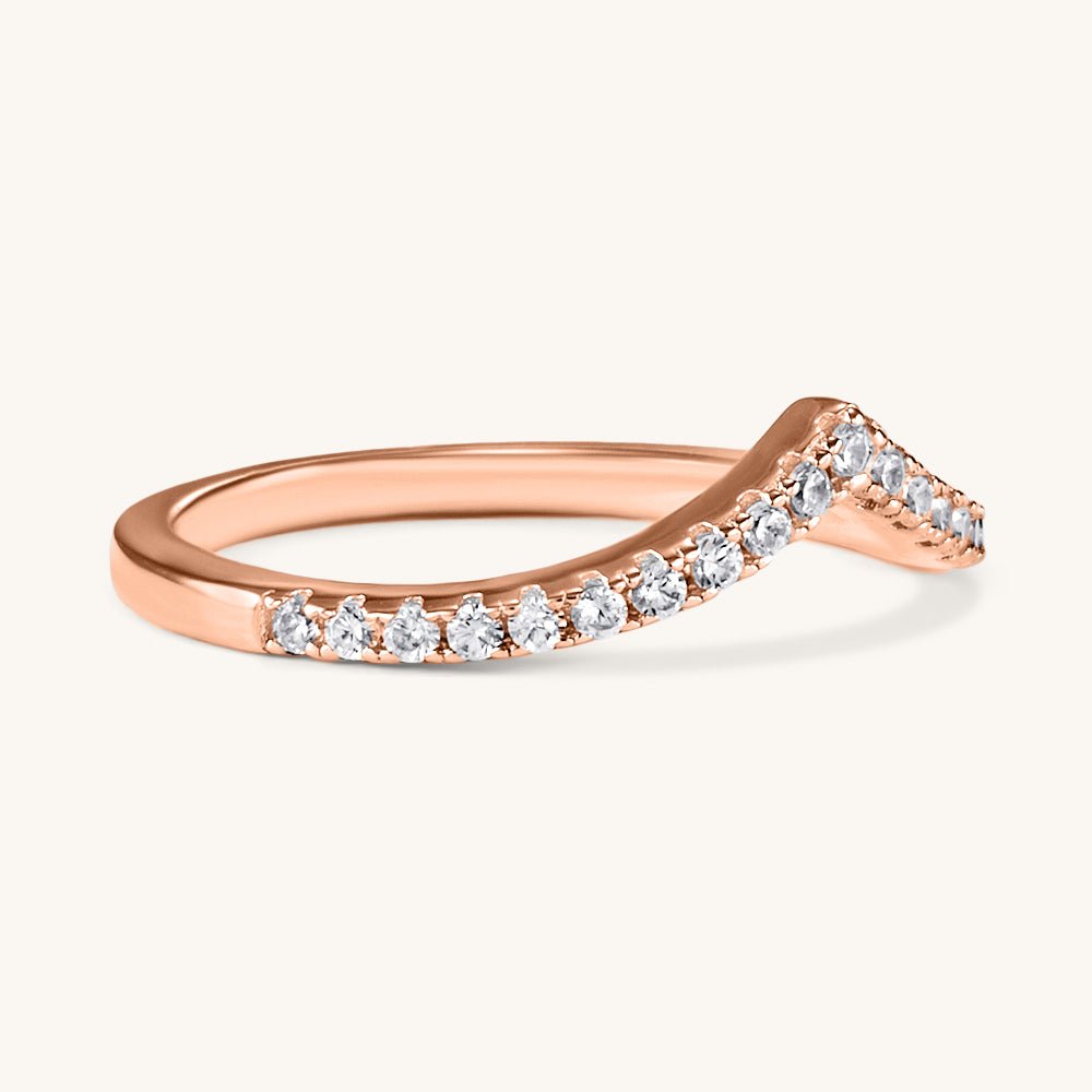 The Deco Star Ring – Rose Gold - AnaClair