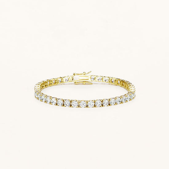 The Ophelia Tennis Bracelet - Gold - AnaClair