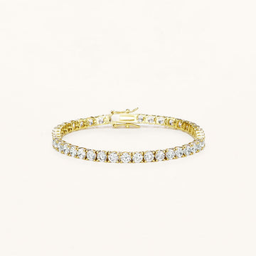The Ophelia Tennis Bracelet - Gold - AnaClair