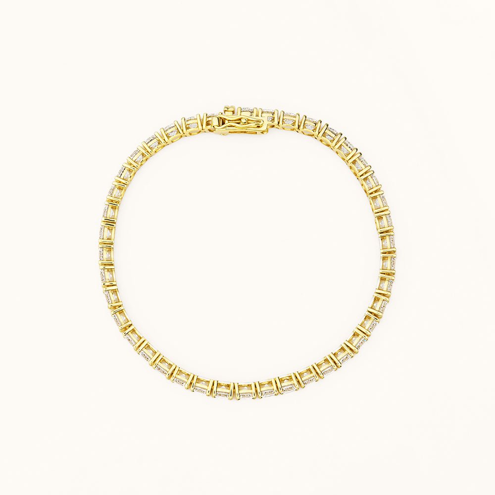 The Ophelia Tennis Bracelet - Gold - AnaClair
