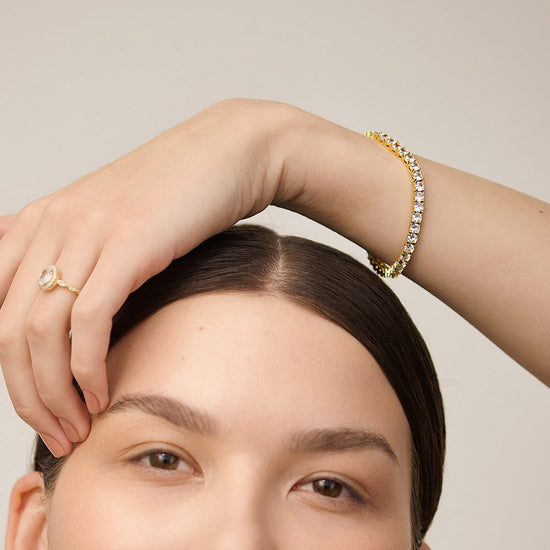 The Ophelia Tennis Bracelet - Gold - AnaClair