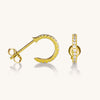 The Celestial Hoops – Gold - AnaClair