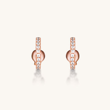 The Celestial Hoops – Rose Gold - AnaClair