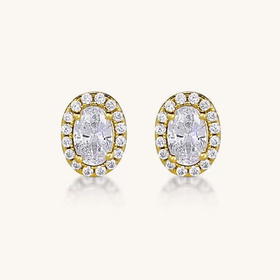 The Opal Glow Studs – Gold - AnaClair