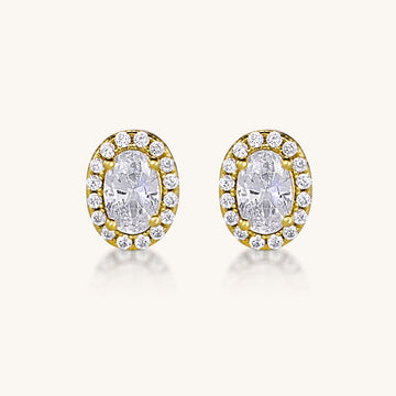 The Opal Glow Studs – Gold - AnaClair