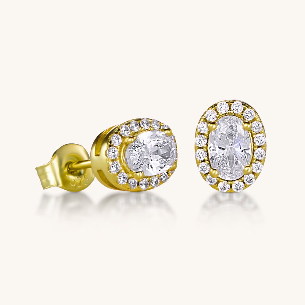 The Opal Glow Studs – Gold - AnaClair