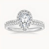 The Nova Moissanite Ring - White Gold