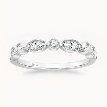 The Eternal Spark Moissanite Ring - White Gold