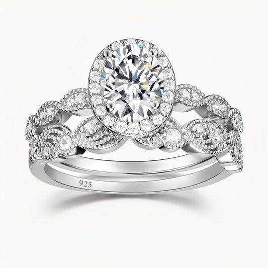The Faithful Glow Moissanite Ring - White Gold