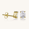 The Velvet Glow Studs – Gold - AnaClair