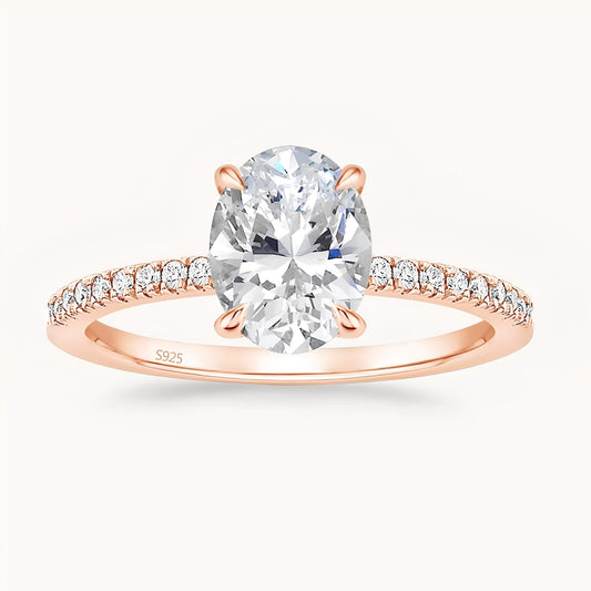 The Harmony Vow Ring - Rose Gold