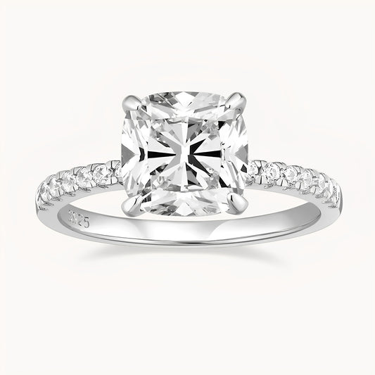 The Enchanted Love Moissanite Ring - White Gold