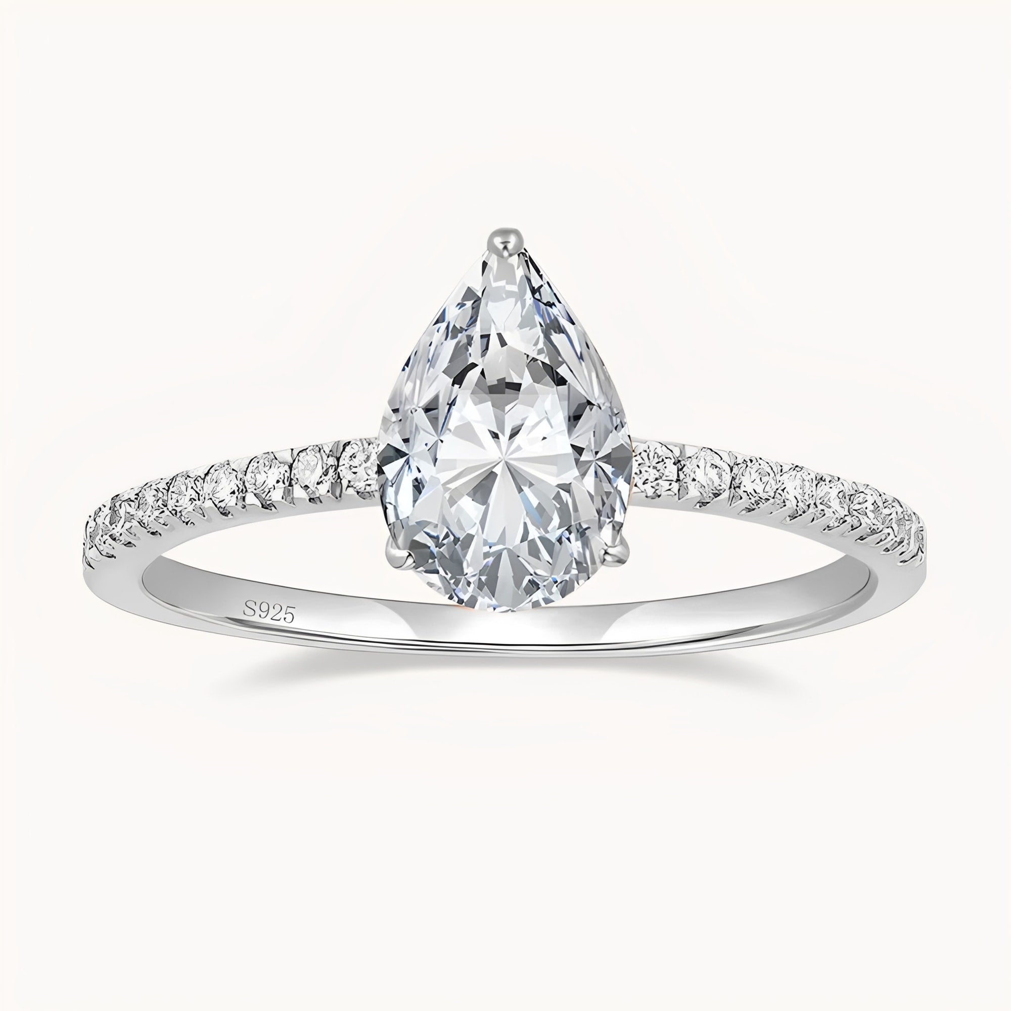 The Ophelia Ring - White Gold – AnaClair