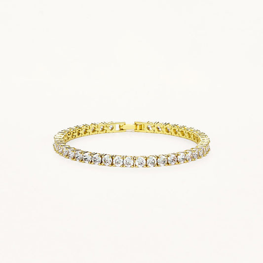 The Aurelle Tennis Bracelet - Gold - AnaClair