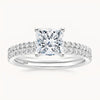 The Princess Moissanite Ring - White Gold