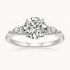 The Esmeralda Moissanite Ring - White Gold