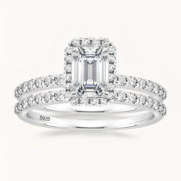 The Radiant Halo Ring - White Gold