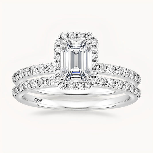 The Radiant Halo Ring - White Gold