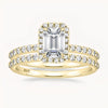 The Radiant Halo Ring - Gold