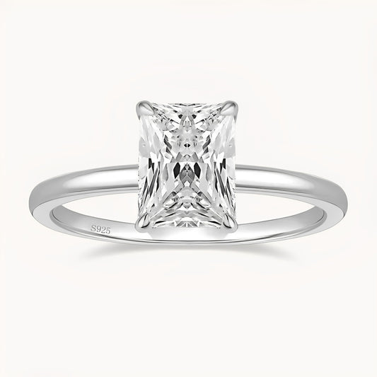 The Celestial Bond Moissanite Ring - White Gold