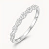 The Timeless Charm Moissanite Ring - White Gold