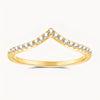 The Deco Star Ring - Gold