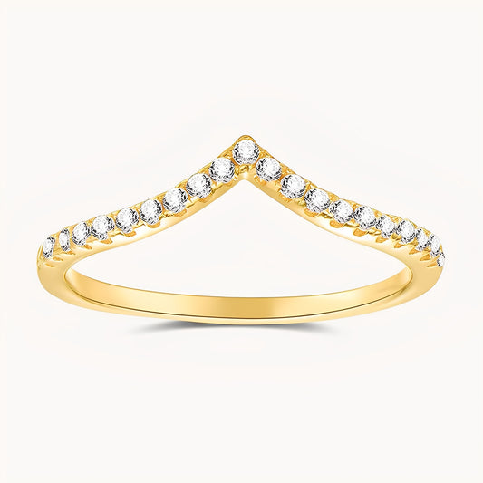 The Deco Star Ring - Gold