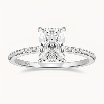 The Love's Journey Moissanite Ring - White Gold