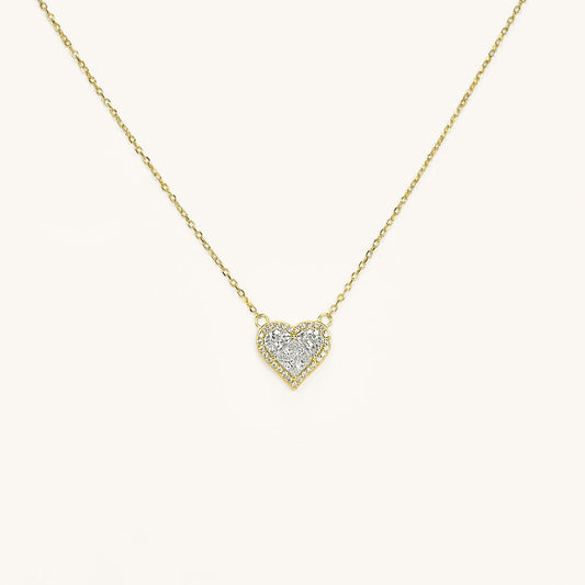 The Belle Heart Necklace - Gold - AnaClair