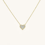 The Belle Heart Necklace - Gold - AnaClair